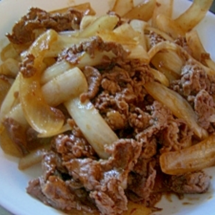 ご飯が進む 牛肉と玉ねぎの炒め物 レシピ 作り方 By カゲジジ 楽天レシピ